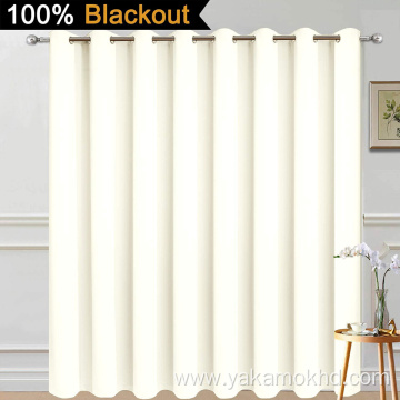 Cream Total Shade Patio Door Curtains